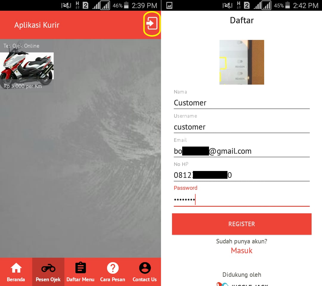 Aplikasi Kurir Online Tutorial Membuat Aplikasi Ojek Online dengan Fitur Kurir | Jagel.id
